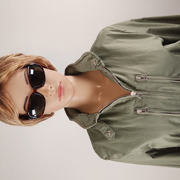 Gap Flight Jacket with hoodie Size M - Picture 10 of 17